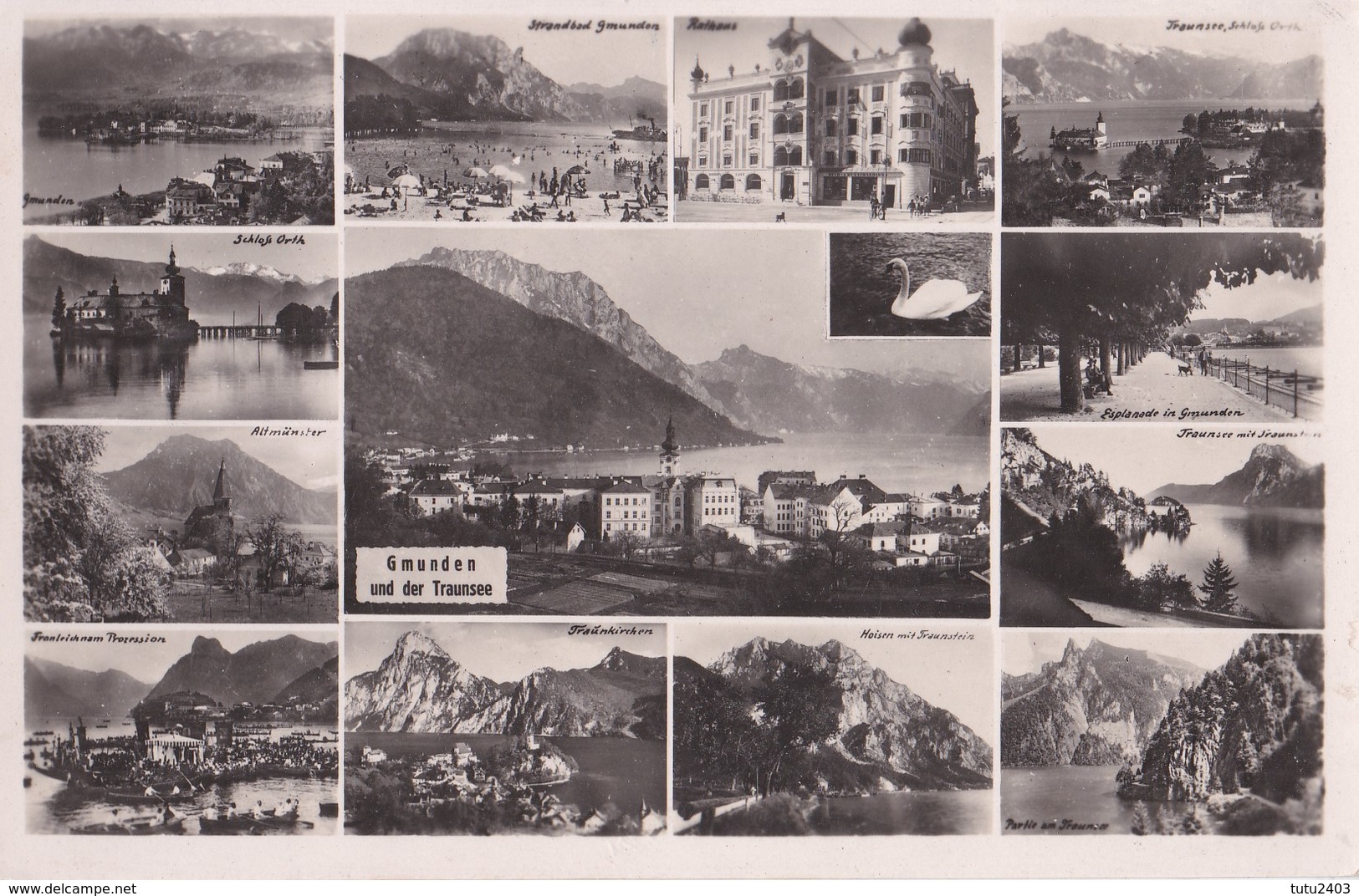 1850 GMUNDEN UND DER TRAUNSEE - Traun