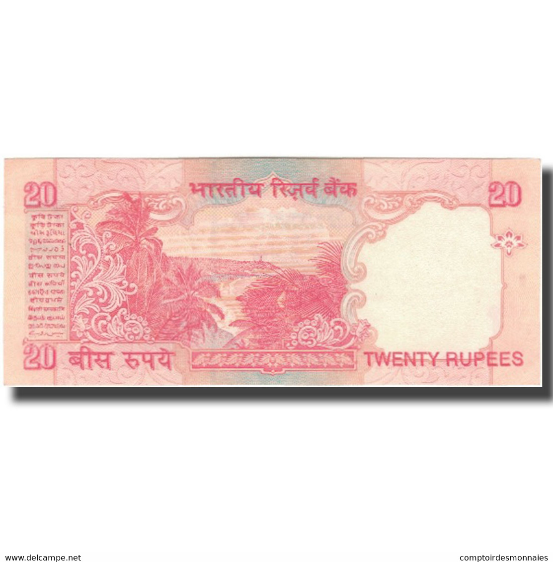 Billet, Inde, 20 Rupees, KM:89Ad, SUP - Inde