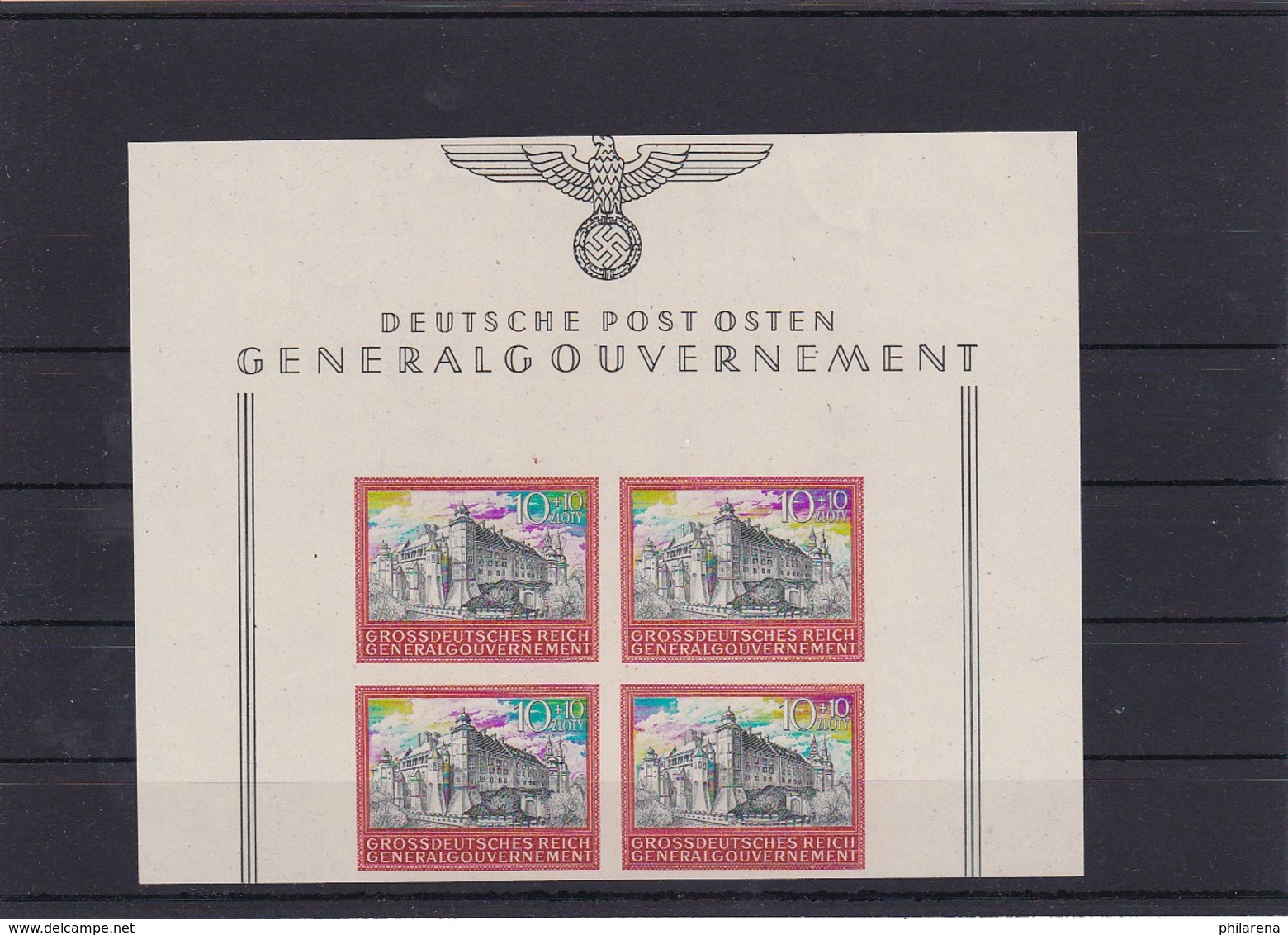 Generalgouvernement (GG) 5 Jahre GG, MiNr. 125U, ** - Besetzungen 1938-45