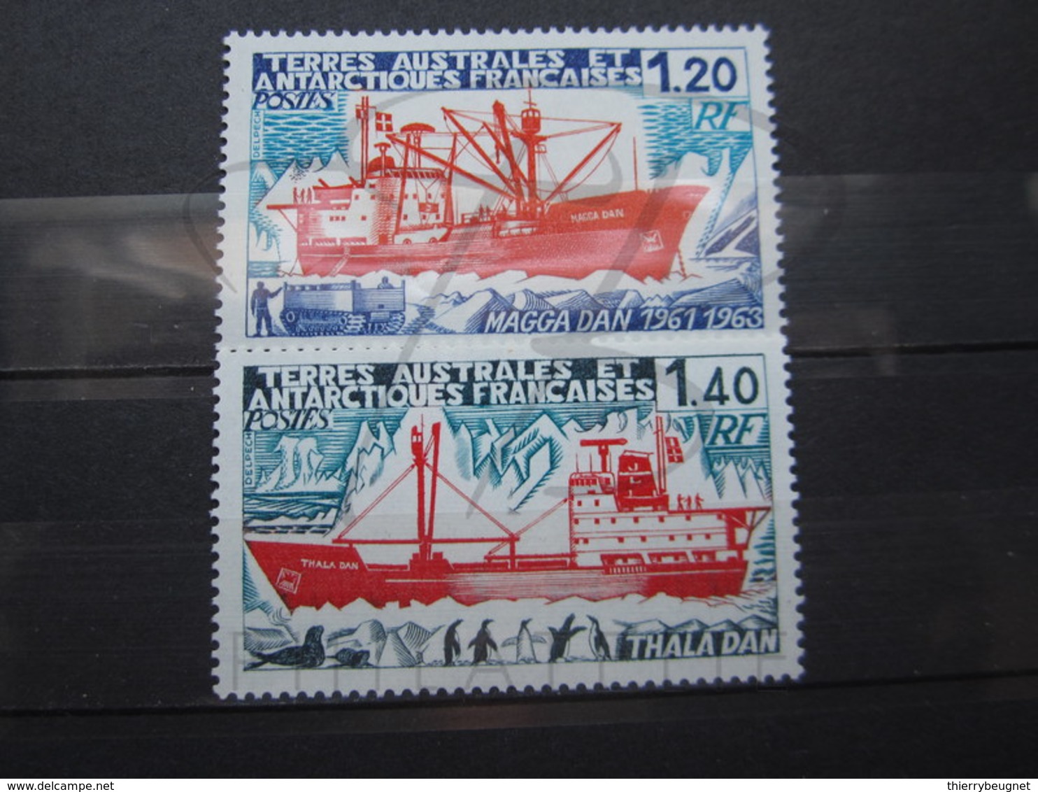 VEND BEAUX TIMBRES DES T.A.A.F. N° 66 + 67 , XX !!! (b) - Ungebraucht