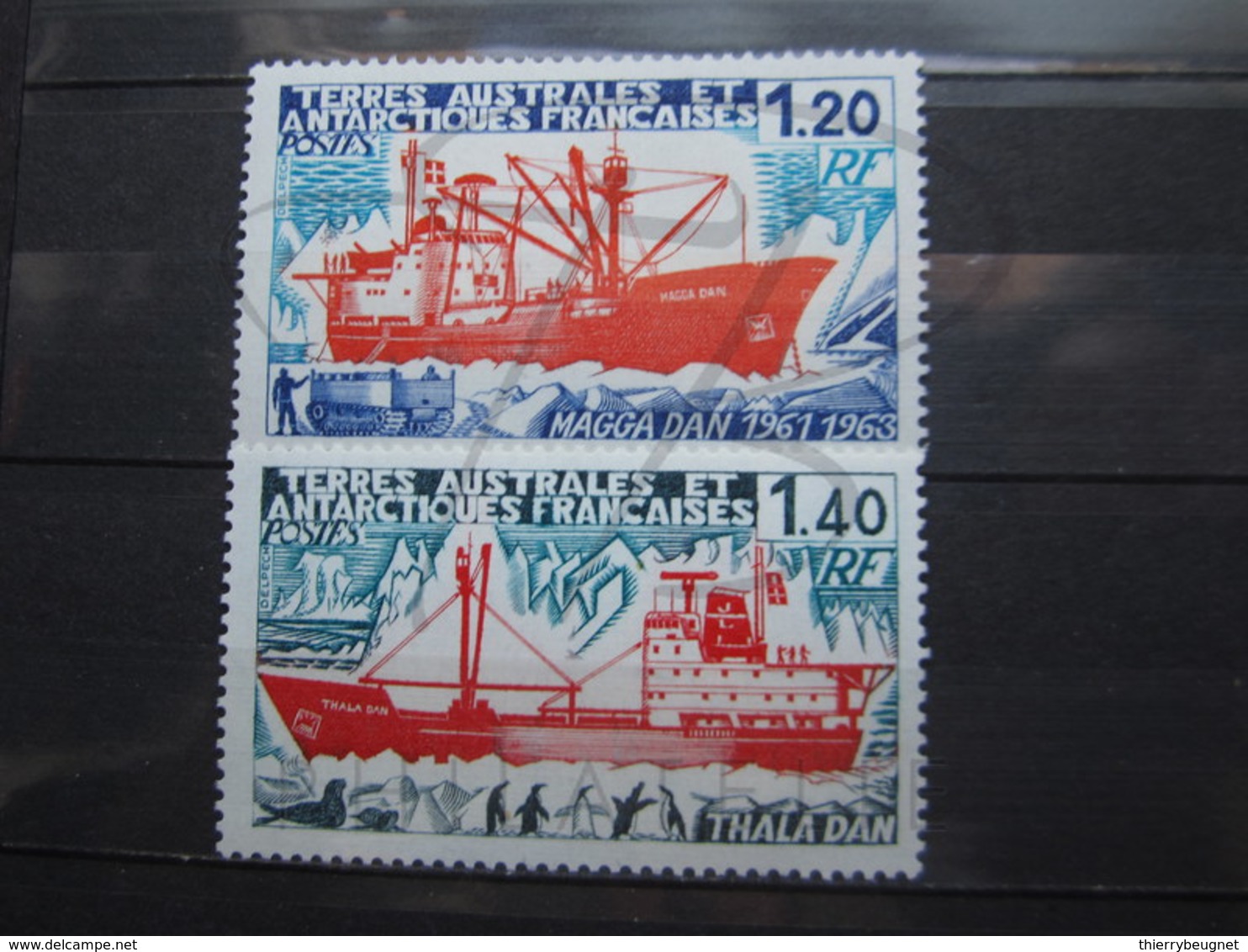 VEND BEAUX TIMBRES DES T.A.A.F. N° 66 + 67 , XX !!! (c) - Unused Stamps