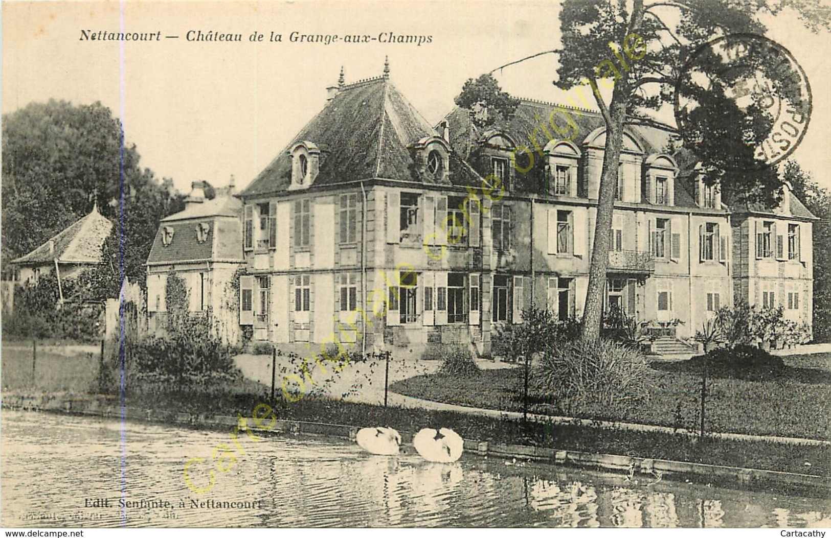 55.  NETTANCOURT . Château De La Grange Aux Champs . - Altri & Non Classificati