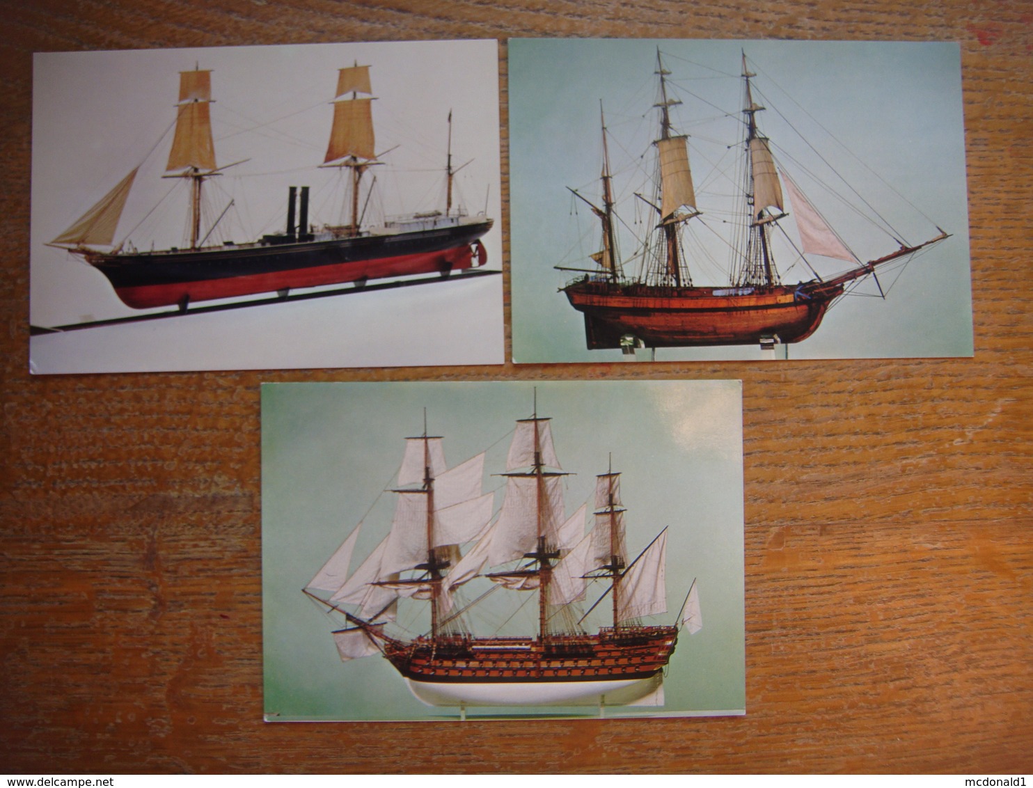 Lot de 23 cartes de BATEAU - Musée de la Marine de Marseille ( Voilier Paquebot Cargo Corvette Navire Vaisseau ....... )