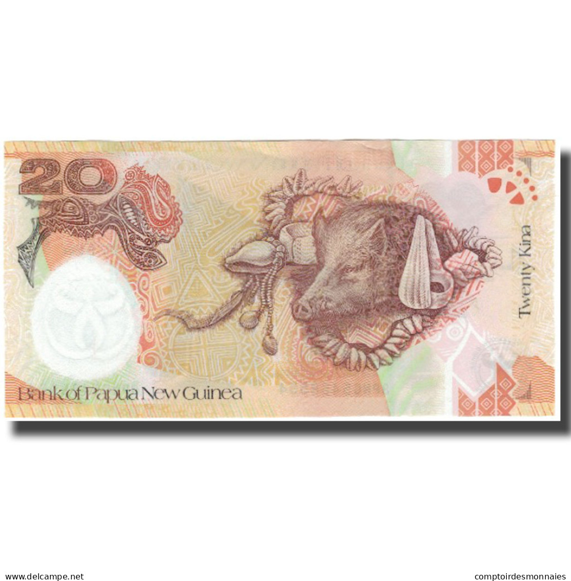 Billet, Papua New Guinea, 20 Kina, KM:36a, SUP - Papua Nueva Guinea