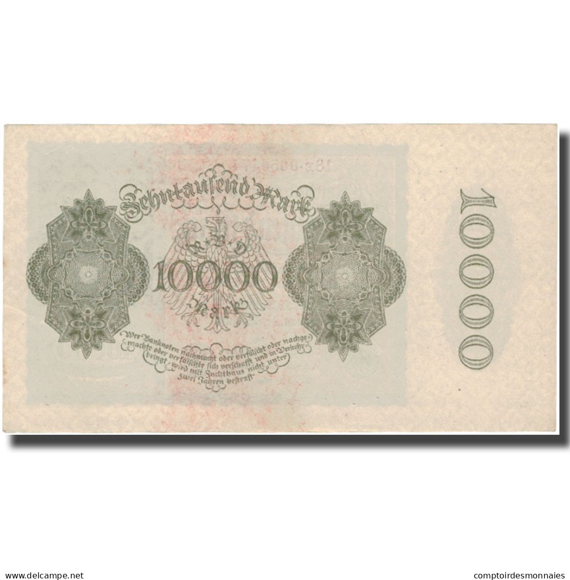 Billet, Allemagne, 10,000 Mark, 1922, KM:72, SUP - 10.000 Mark