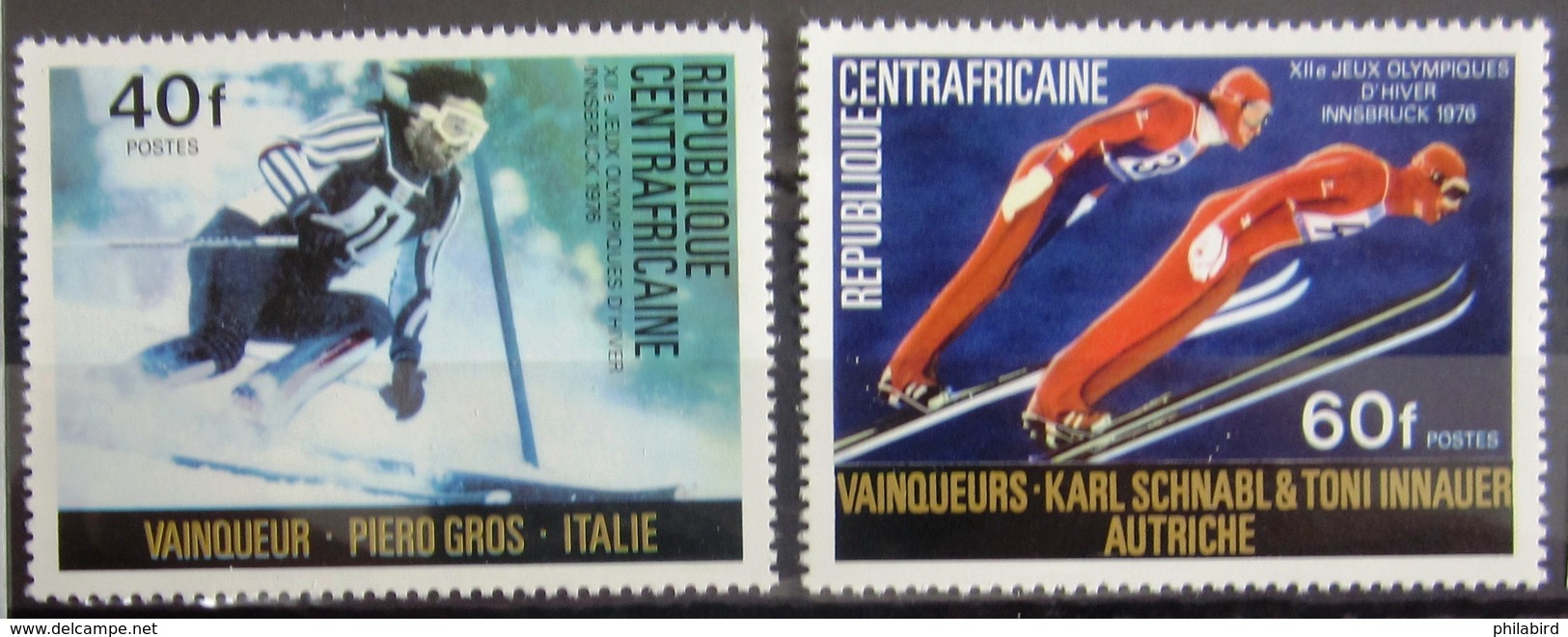 REP.CENTRAFRICAINE                    N° 262/263                    NEUF** - Centrafricaine (République)