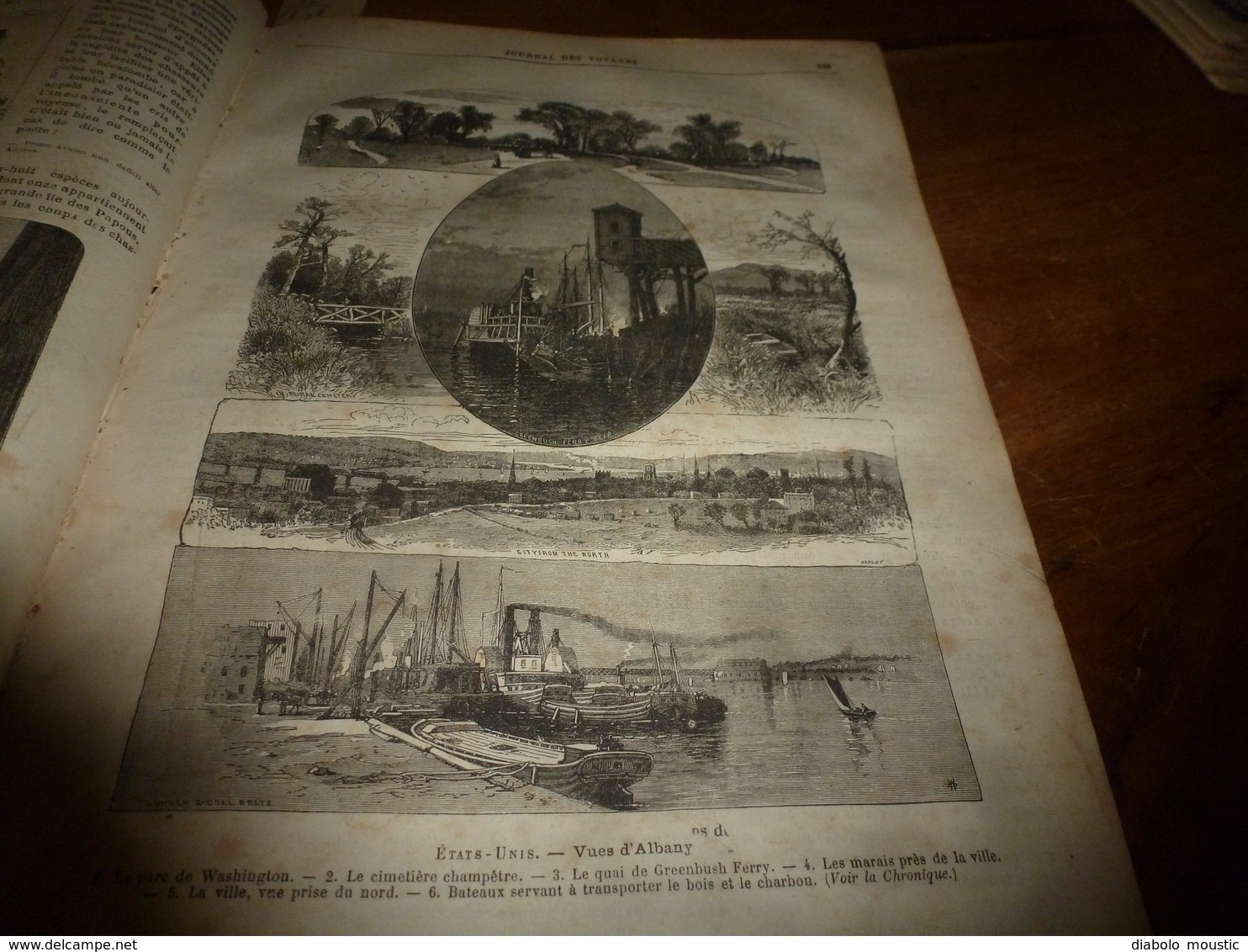 1882 JDV : Exploration du Cachemyr par M et Mme D' Ujfalvy; Le chemin de fer électrique de Berlin; Albany (USA) etc