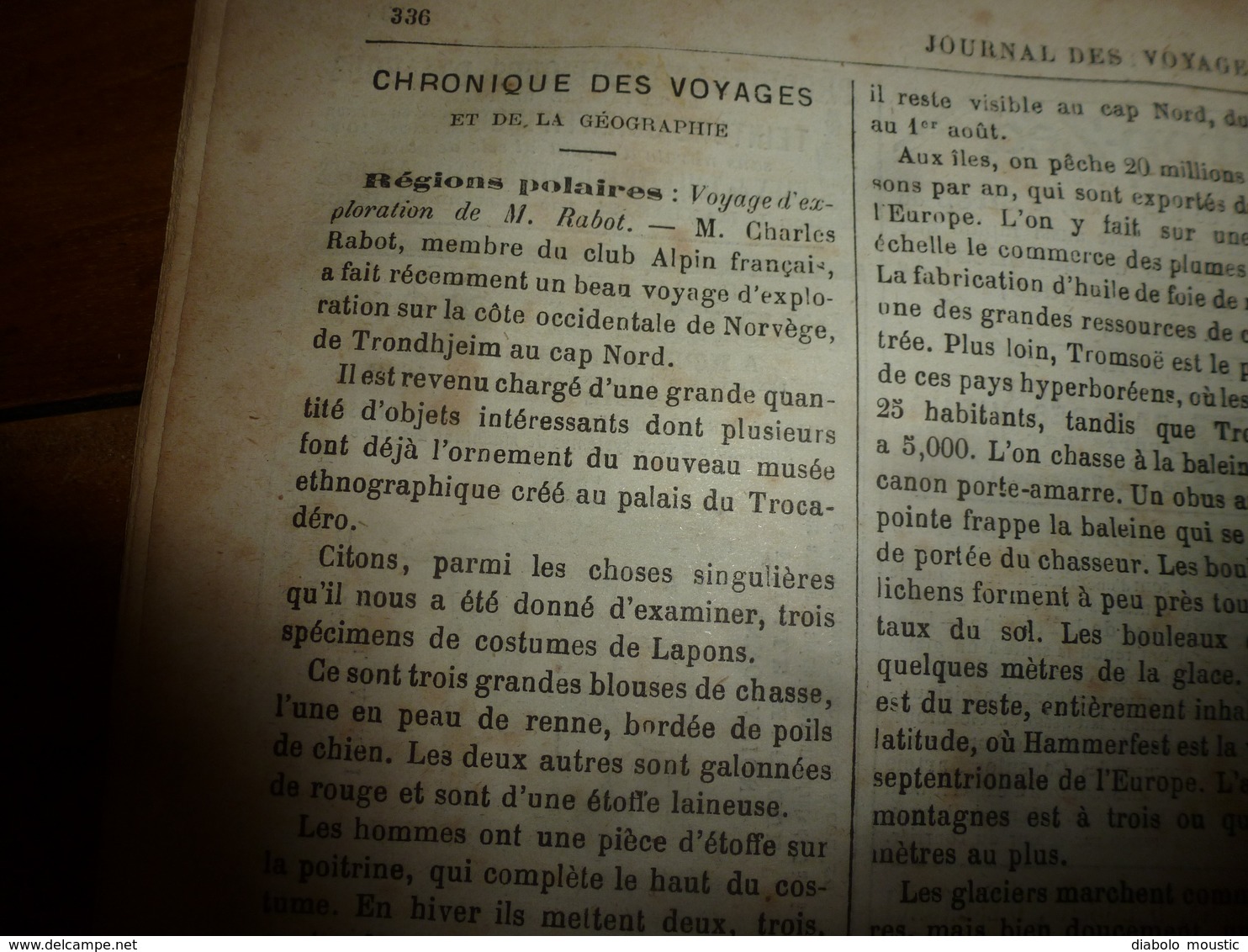 1882 JDV : Exploration du Cachemyr par M et Mme D' Ujfalvy; Le chemin de fer électrique de Berlin; Albany (USA) etc