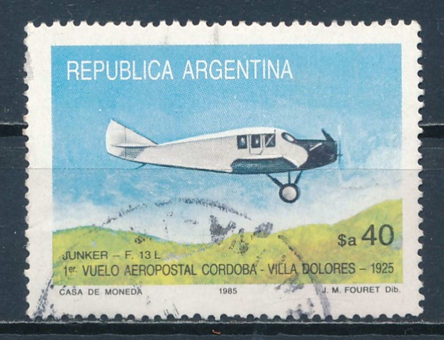 °°° ARGENTINA - Y&T N°1458 - 1985 °°° - Usati