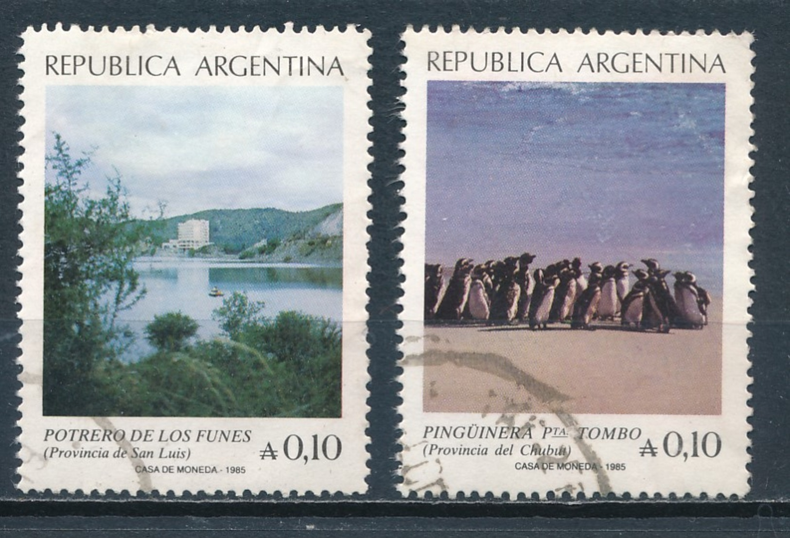 °°° ARGENTINA - Y&T N°1508/10 - 1985 °°° - Usati
