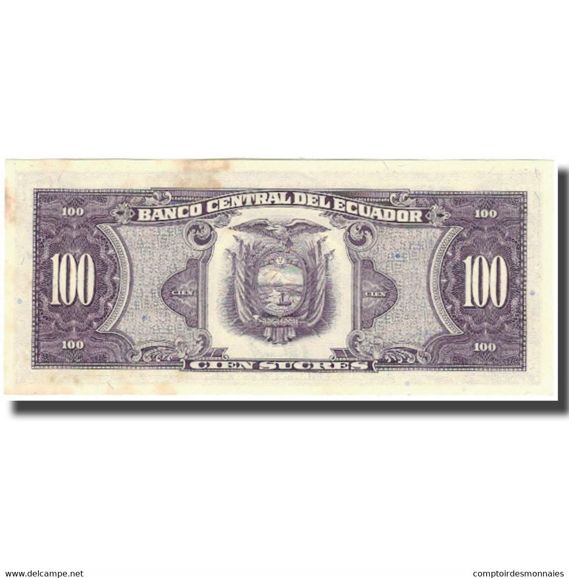 Billet, Équateur, 100 Sucres, 1990-04-20, KM:123, SUP - Equateur