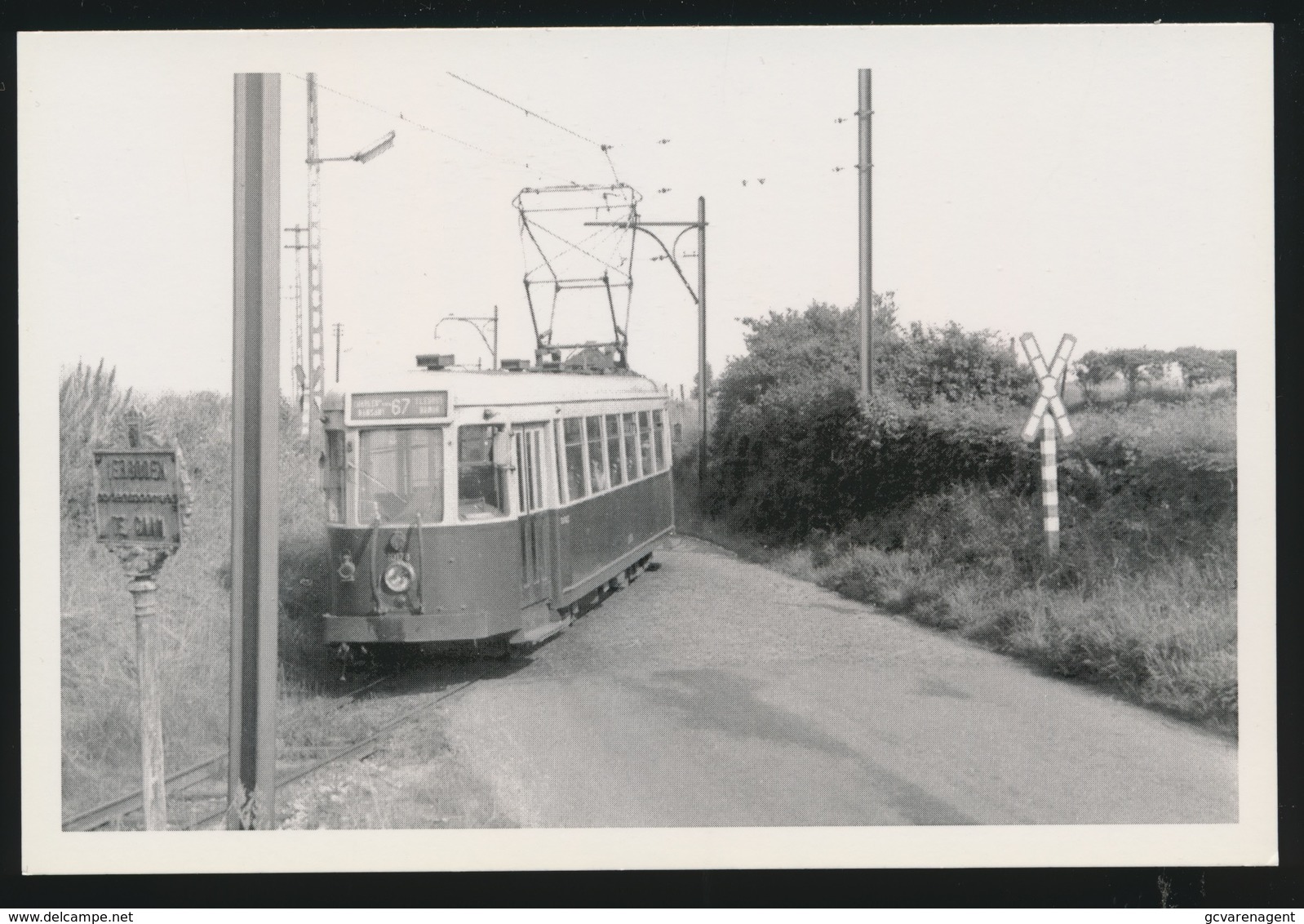 WANFERCEE BAULET  LIGNE §è CHARLEROI  NAMUR       - LIMITED EDITION 200 EX  1960  - 2 SCANS - Tranvía