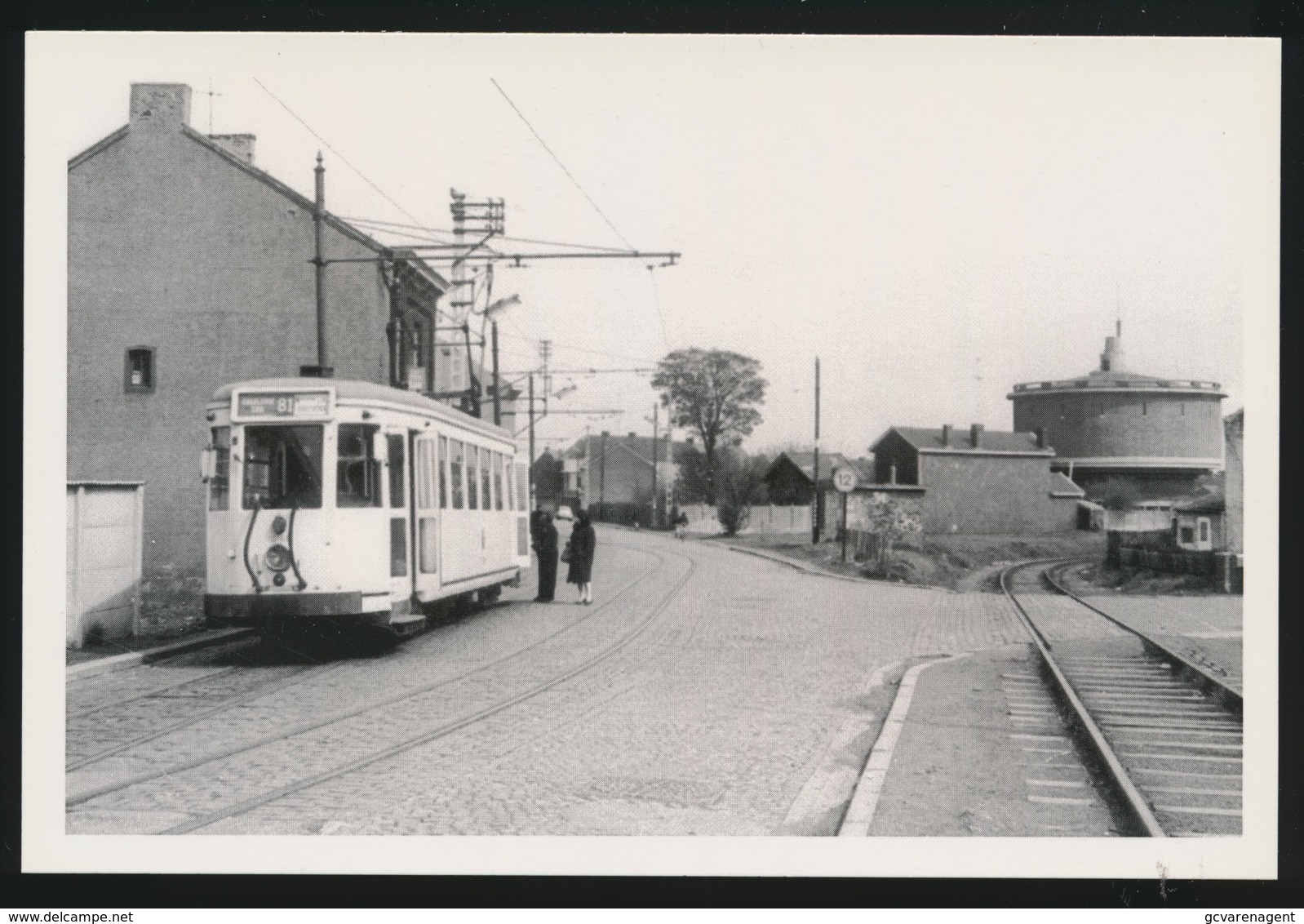 GOUTOUX TERMINUS DE LA LIGNE 81   - LIMITED EDITION 200 EX  1965  - 2 SCANS - Tramways