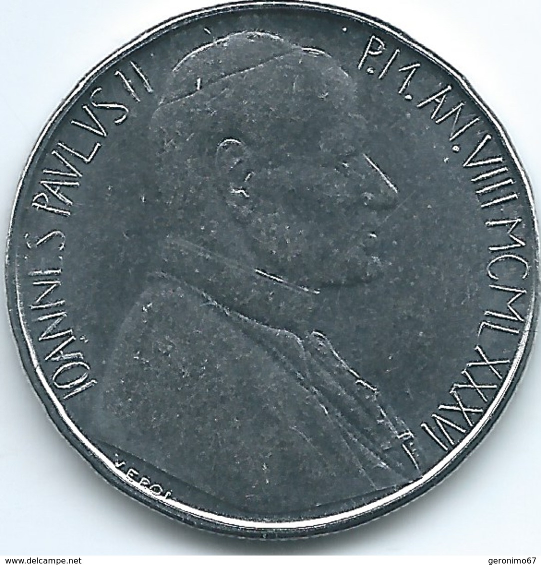 Vatican City - John Paul II - 1986 - 50 Lire - KM194 - Vatican