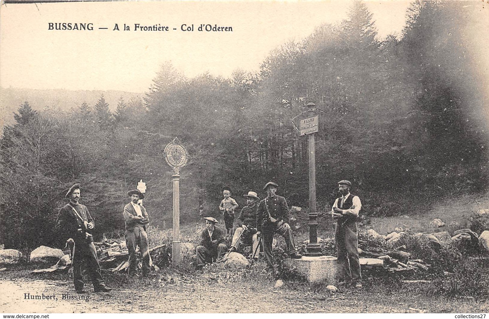 88-BUSSANG- A LA FRONTIERE - COL D'ODEREN - Bussang