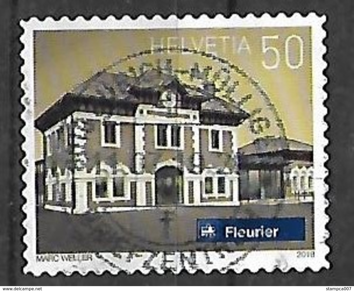 2018 Fleurier - Centrale Stempel - Gebraucht