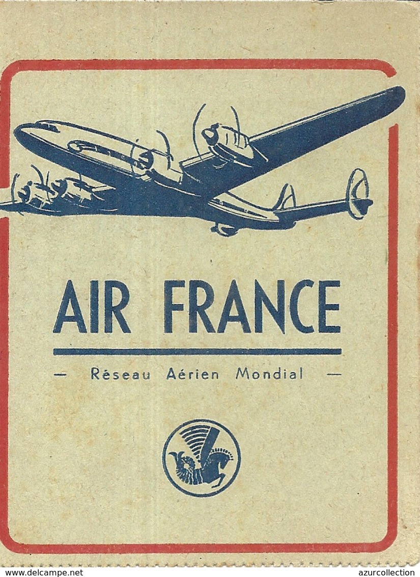 AIR FRANCE . AVION A HELICE - Etiquetas De Equipaje