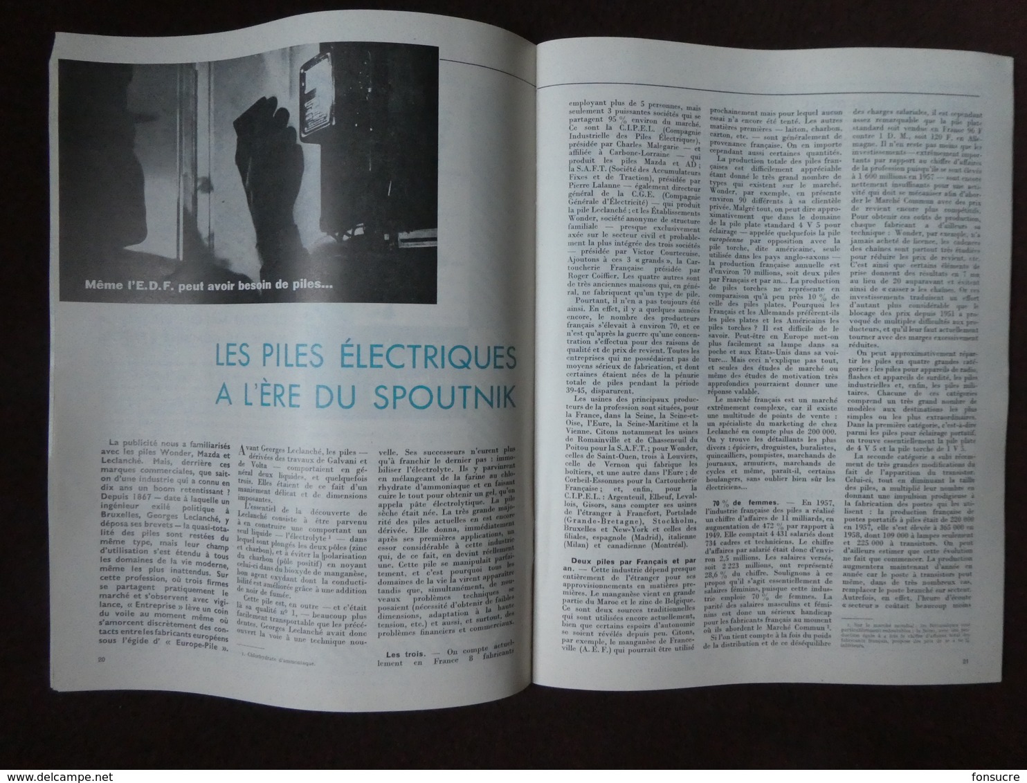 E195 Revue Hebdo ENTREPRISE 30/05/59 Qui Sera Le Prochain Président Des USA Turboméca Moteur Le Rail Citroën - General Issues