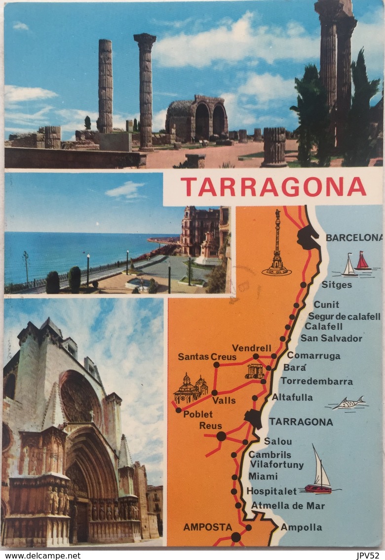 (237) Tarragona - Costa Dorada - Kerk - Zuilen - Cartes Géographiques