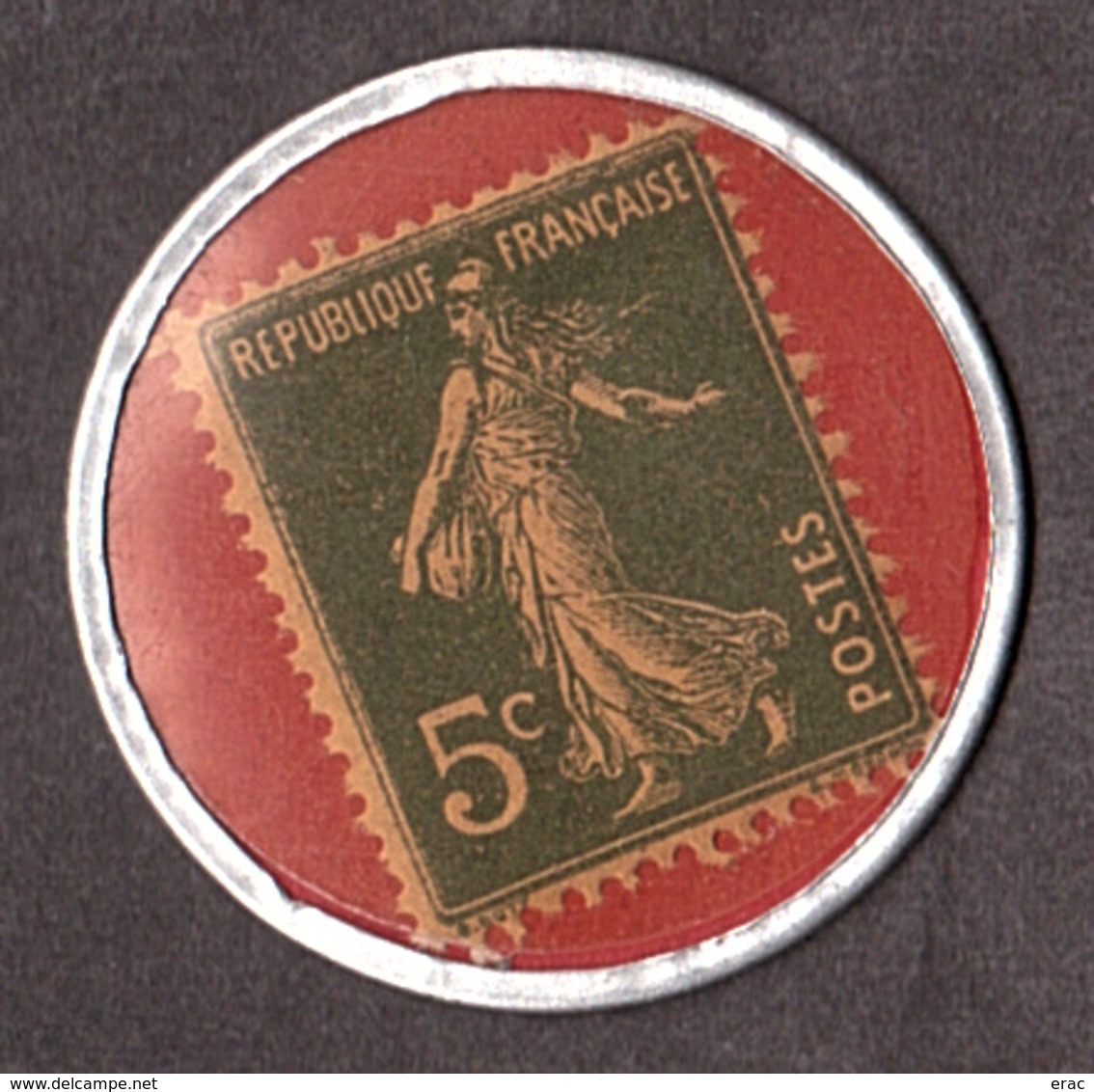 Timbre-monnaie - Savon Dentifrice De Botot - Semeuse N° 137 - Monétaires / De Nécessité