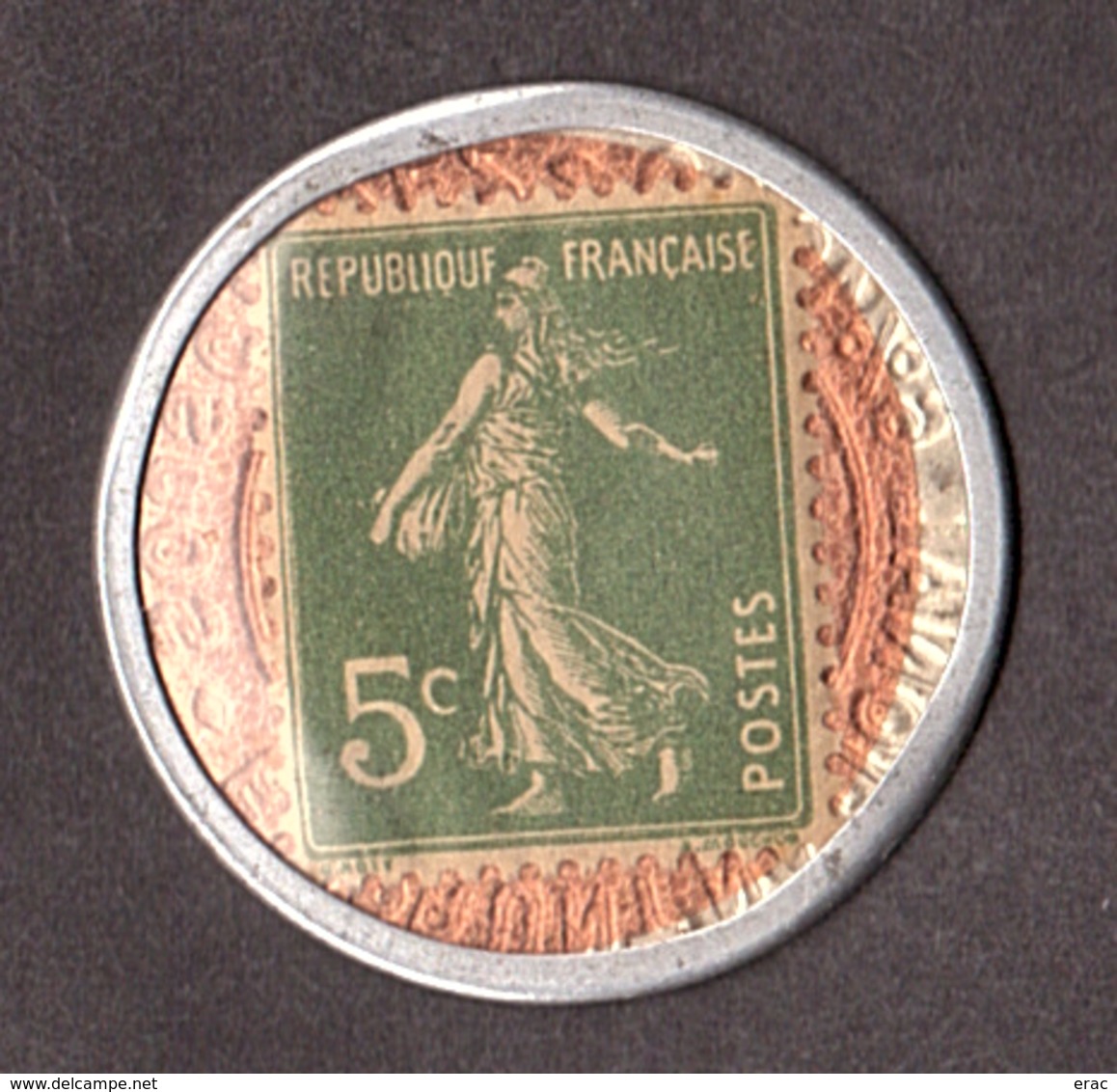 Timbre-monnaie - Crédit Lyonnais Emprunt National 6% 1920 - Semeuse N° 137 - Monétaires / De Nécessité
