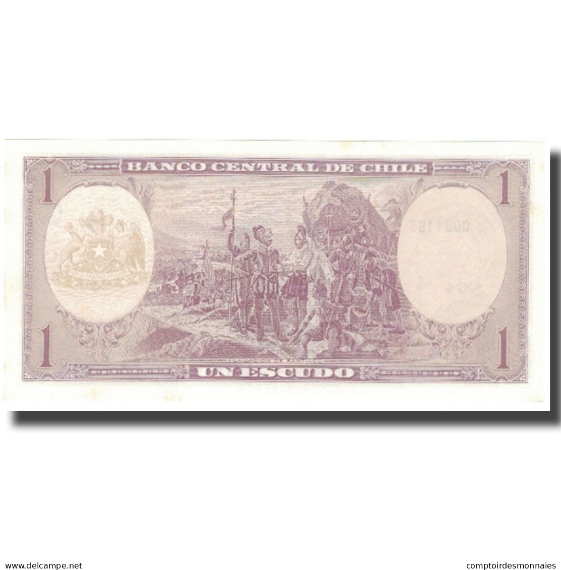 Billet, Chile, 1 Escudo, KM:136, SPL - Chili