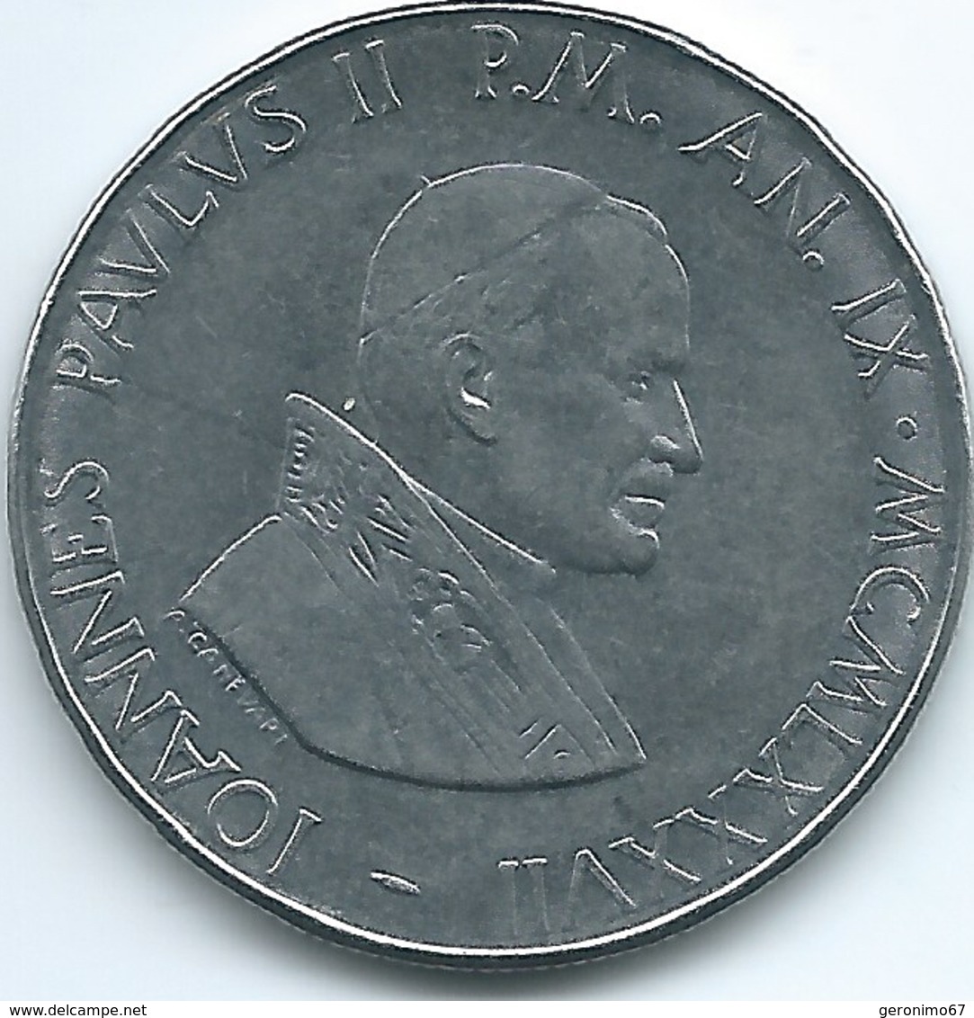 Vatican City - John Paul II - 1987 - 100 Lire - KM202 - Vatican