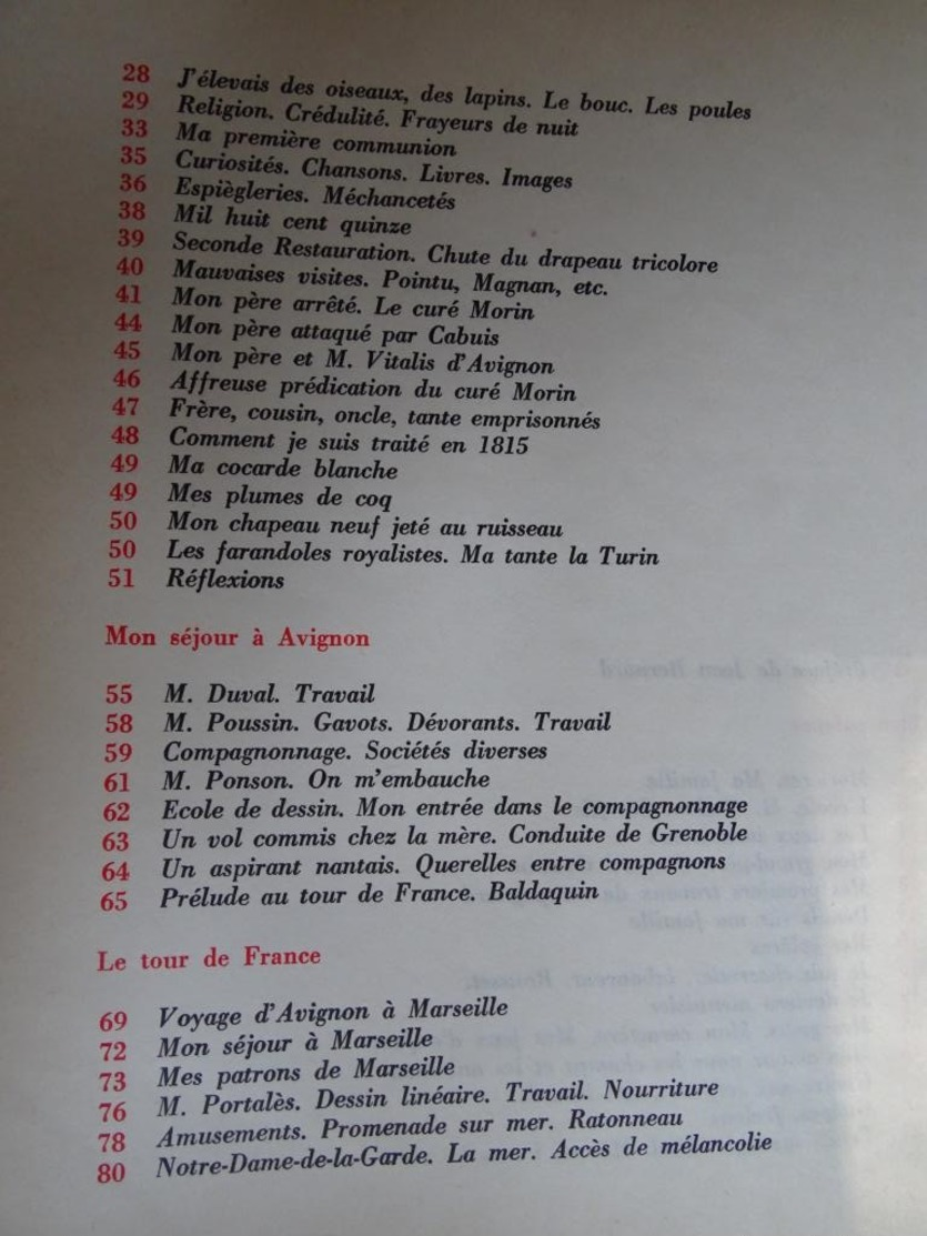 Mémoires D'un Compagnon - Par Agricol Perdiguier - Librairie Du Compagnonage 1977 - Historique