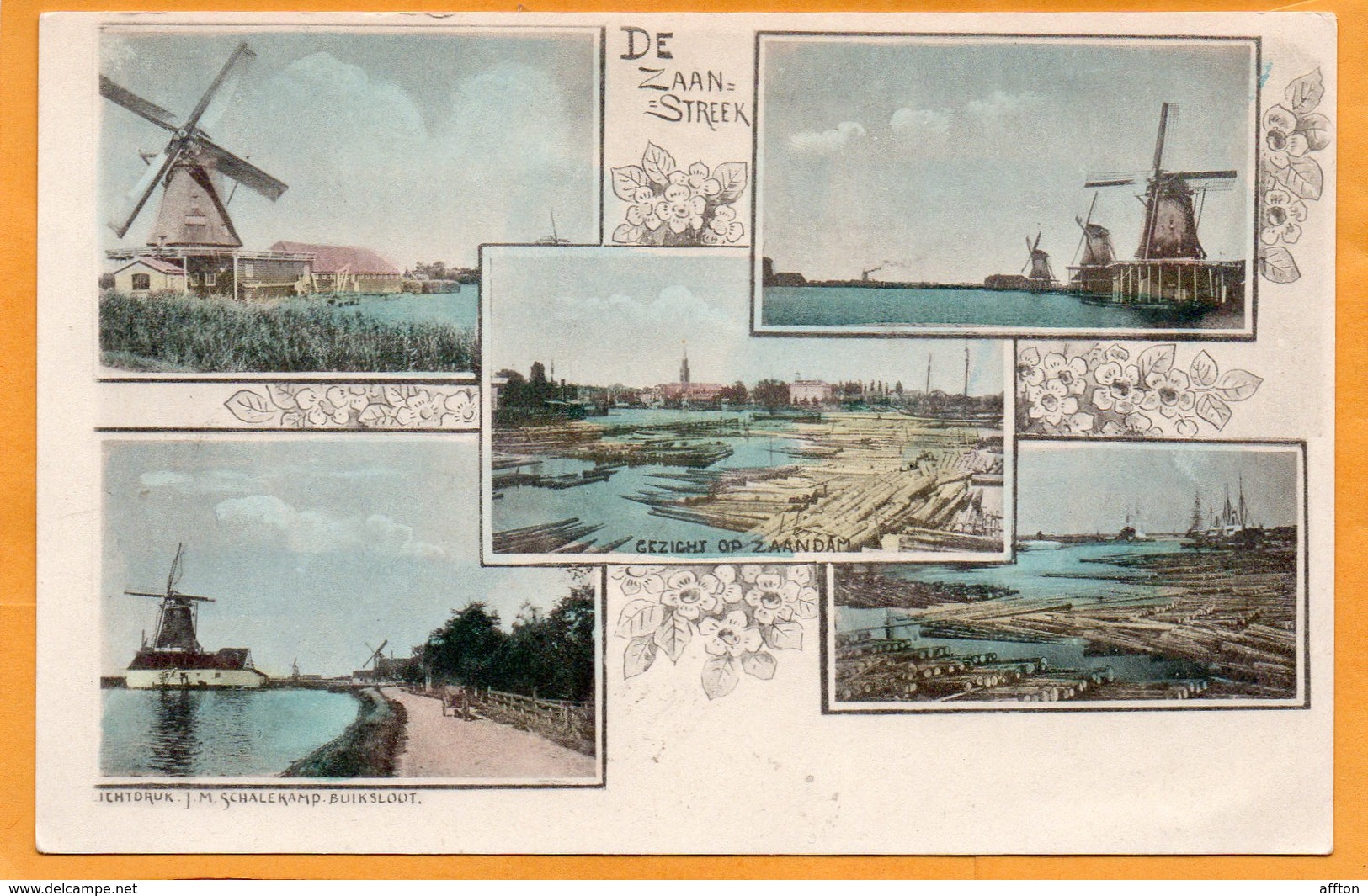 Zaanstreek Netherlands 1900 Postcard - Zaanstreek