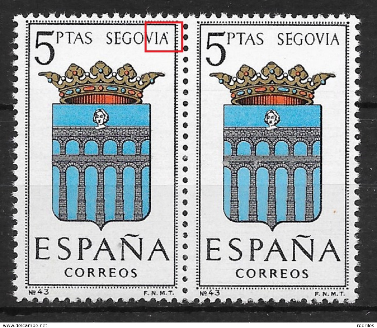 ESPAÑA. EDIFIL NUM. 1637 Iat** - Variedades & Curiosidades