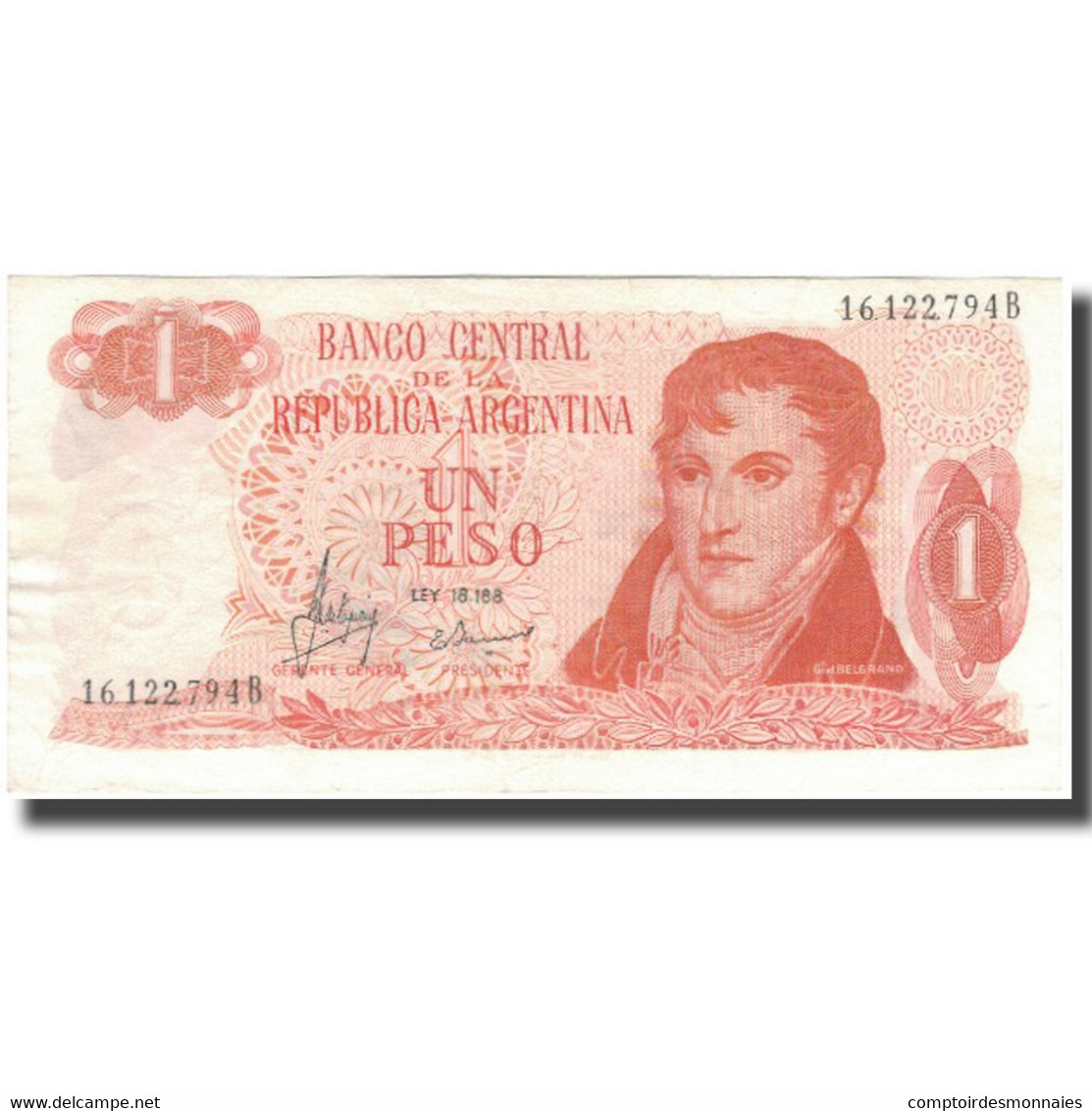 Billet, Argentine, 1 Peso, KM:287, SUP - Argentine