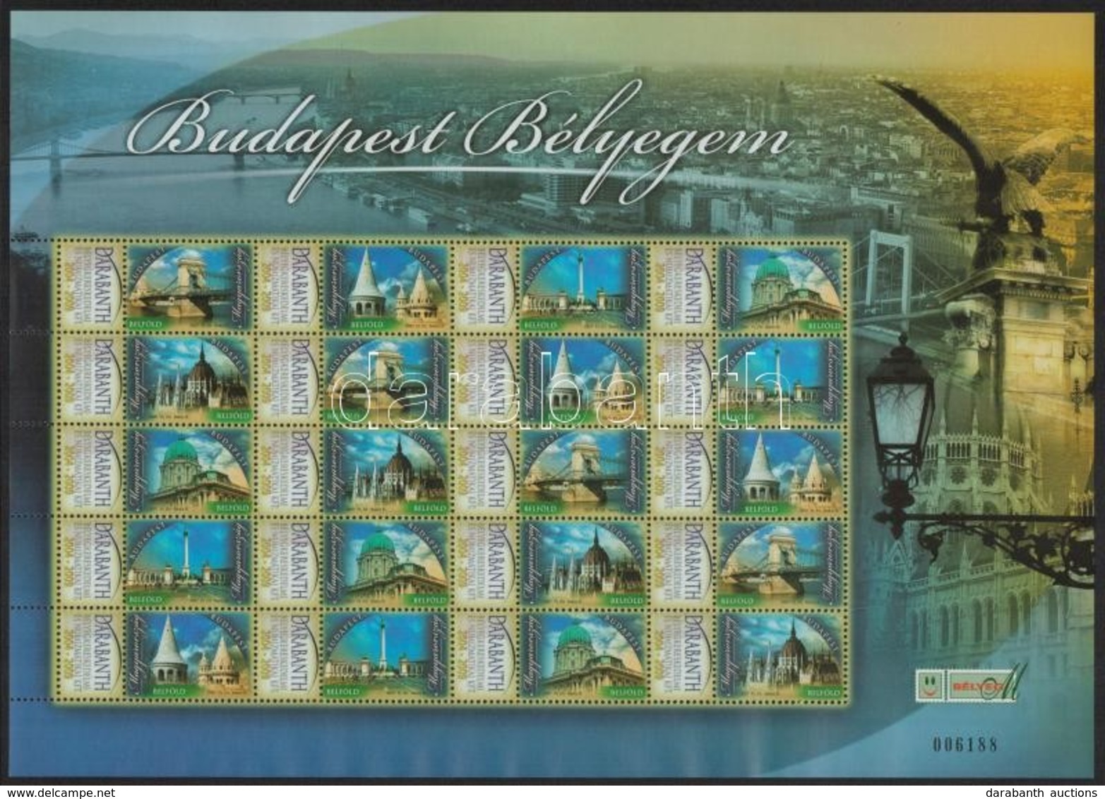 ** 2007 Budapest Bélyegem Megszemélyesített Teljes ív (13.500) - Otros & Sin Clasificación