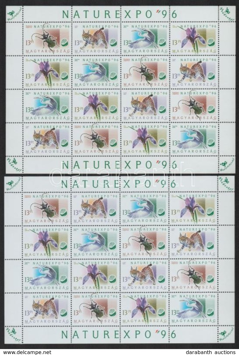 ** 1996 NATUREXPO 5 Db Teljes ív (12.500) - Otros & Sin Clasificación