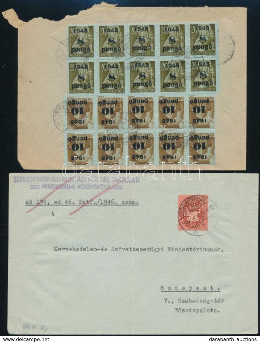 1945-1946 29 Db Inflációs Levél / 29 Inflation Covers - Sonstige & Ohne Zuordnung