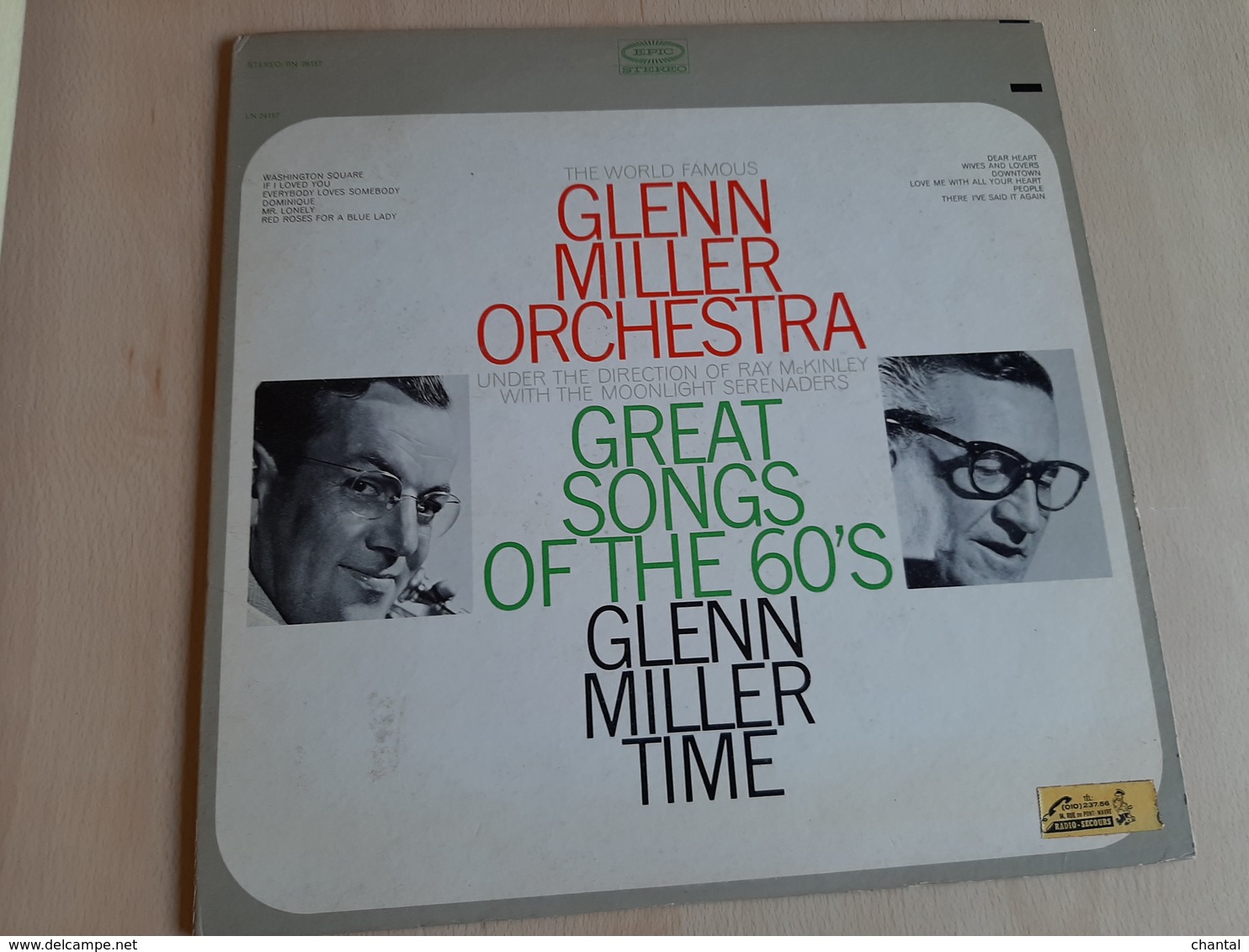 VINYLE 33T Glenn Miller Orchestra - Jazz