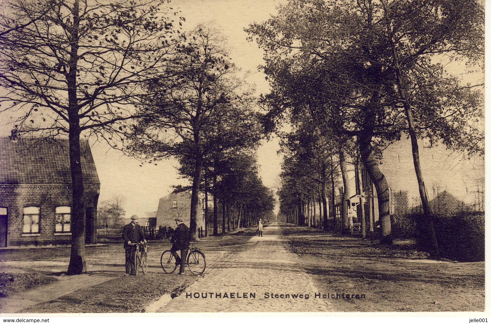 Houthaelen Houthalen Steenweg Op Helchteren 1929 - Houthalen-Helchteren