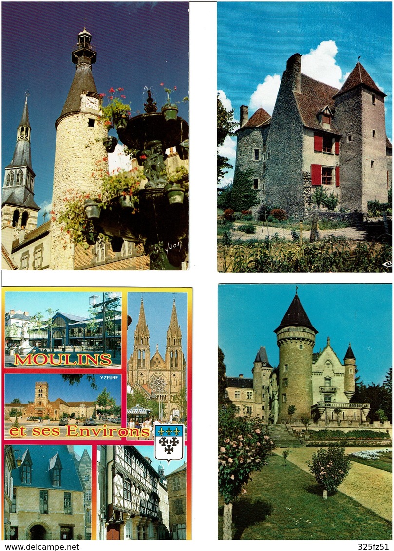 03 / ALLIER /  Lot De 90 Cartes Postales Modernes écrites / Sans Vichy - 5 - 99 Postcards