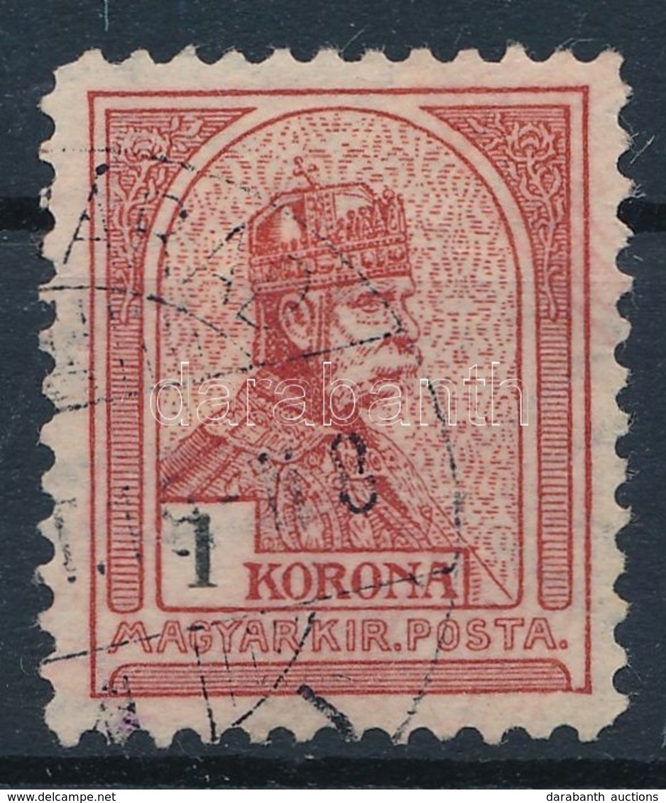 O 1900 Turul 1K 11 1/2 Fogazással - Other & Unclassified