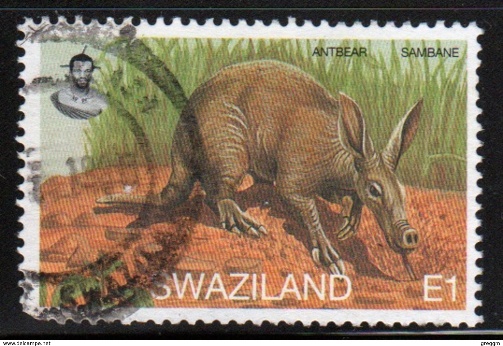 Swaziland  1997 Single E1 Stamp From The Mammals Set. - Swaziland (1968-...)