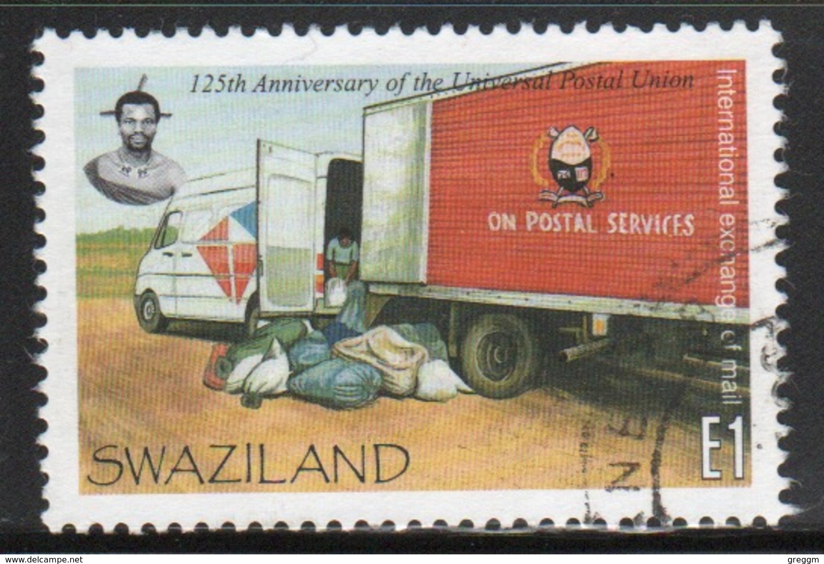 Swaziland  1999 Single E1 Stamp From The Postal Union  Set. - Swaziland (1968-...)