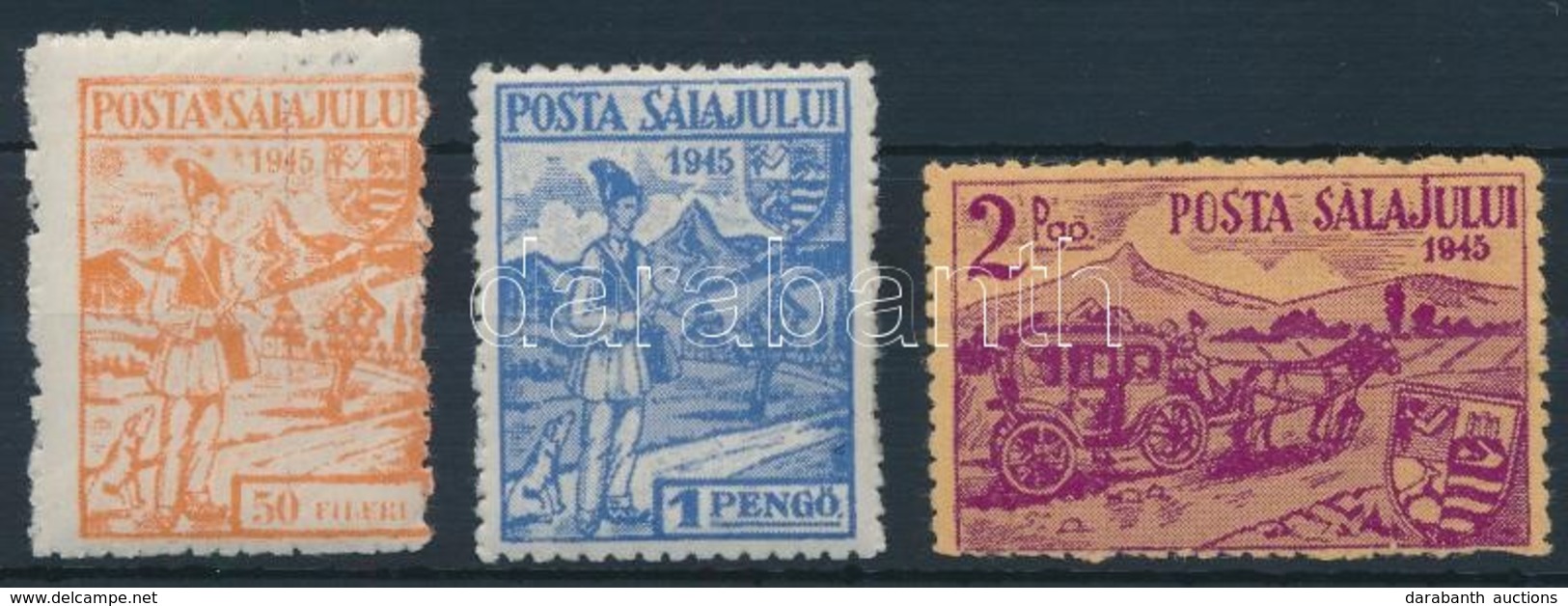 * Zilah II. 1945 Teljes Sor Bodor Vizsgálójellel (3.500) - Other & Unclassified