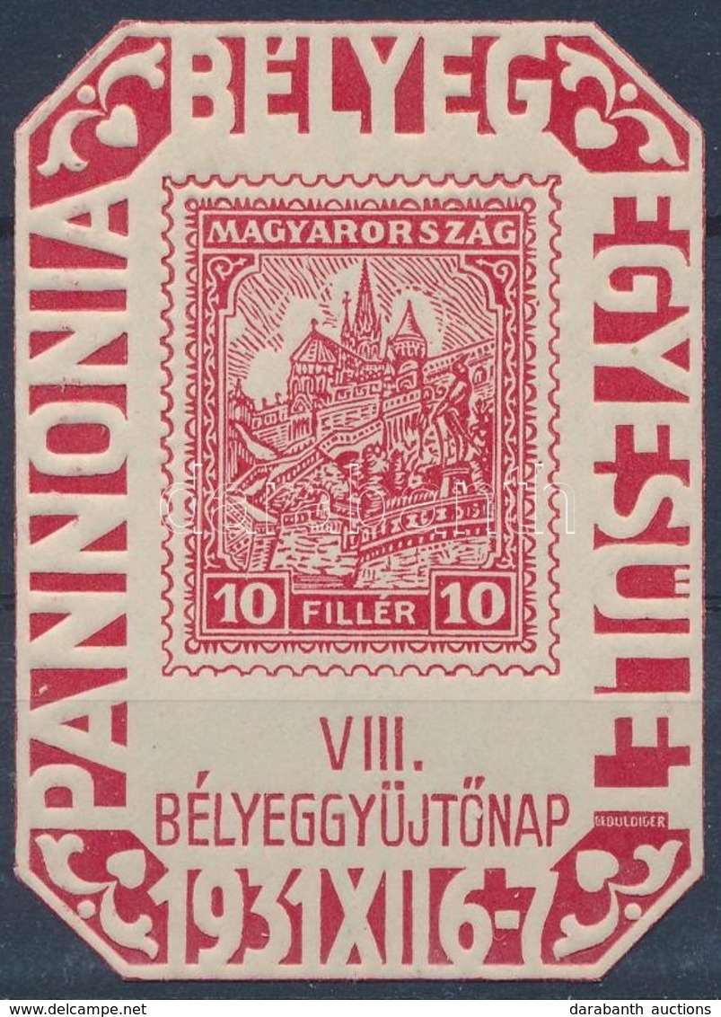 ** 1931/2a VIII. Bélyeggyűjtőnap Emlékív (10.000) - Sonstige & Ohne Zuordnung