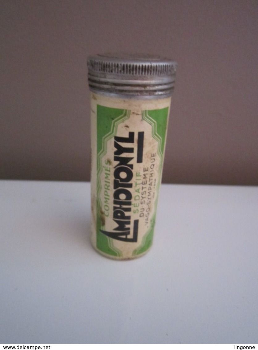 Tube Métal Médicament AMPHOTONYL Les LABORATOIRES DAUSSE CH. H. GENOT Pharmacien 4, Rue Aubriot PARIS Hauteur : 6,5 Cm - Boîtes