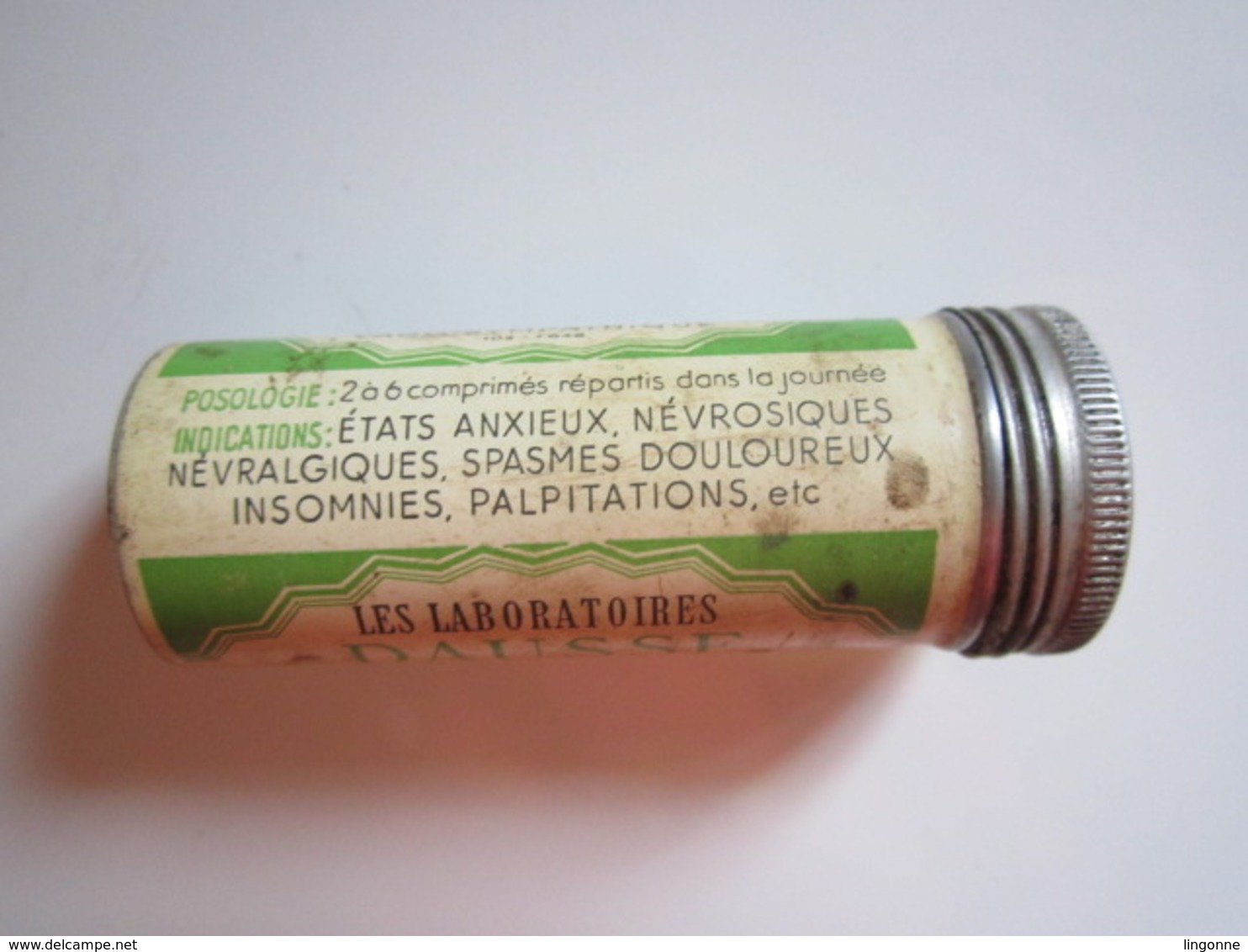 Tube Métal Médicament AMPHOTONYL Les LABORATOIRES DAUSSE CH. H. GENOT Pharmacien 4, Rue Aubriot PARIS Hauteur : 6,5 Cm - Dosen