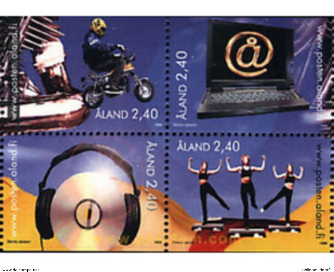 Ref. 11150 * MNH * - ALAND. 1998. YOUTH ACTIVITIES . ACTIVIDADES JUVENILES - Aland