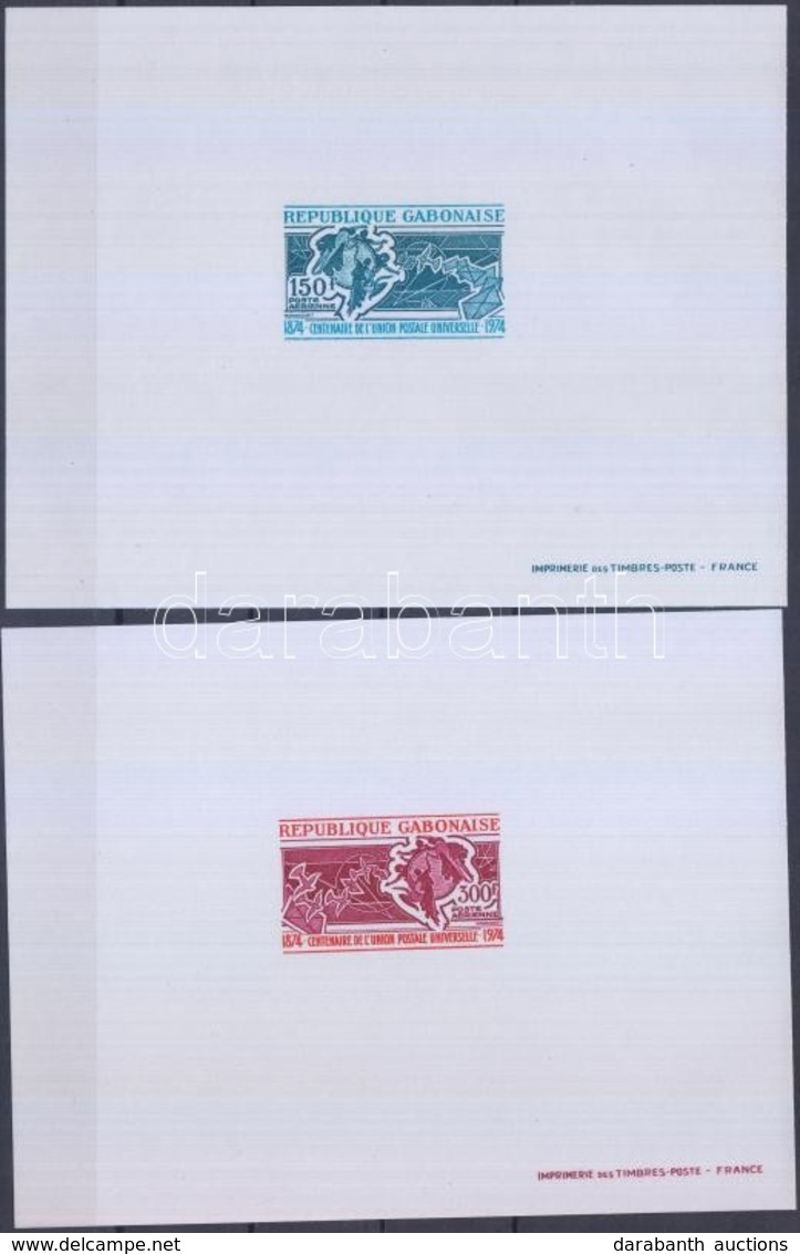 1974 100 éves Az UPU Mi 537-538 De Luxe Bolkkpár - Sonstige & Ohne Zuordnung