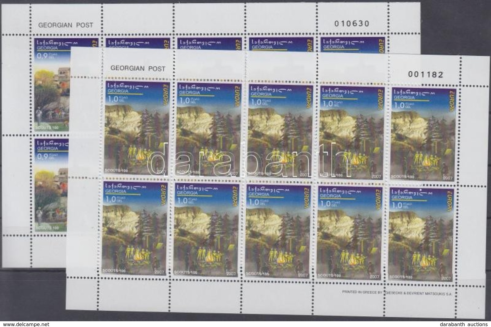 ** 2008 Europa CEPT Cserkészet Kisívsor Mi 551-552 - Sonstige & Ohne Zuordnung