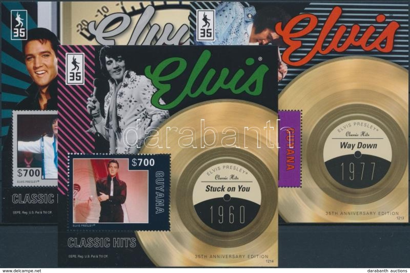 ** 2012 Elvis Presley Blokksor Mi 863-867 - Sonstige & Ohne Zuordnung