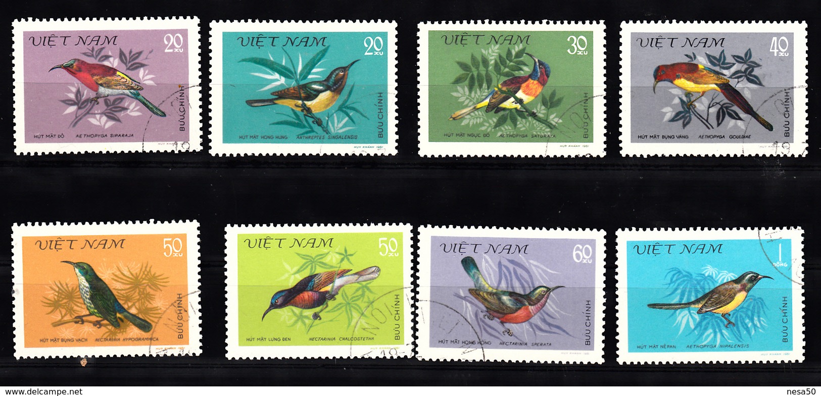 Vietnam 1981 Mi Nr  1171 - 1178 , Vogels, Bird - Vietnam