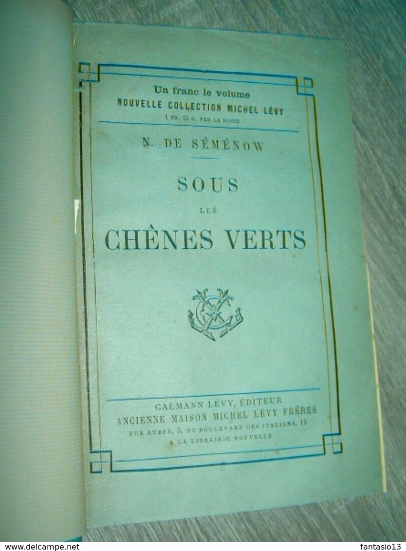 Sous Les Chênes Verts   Nicolas De Séménow 1890 - 1801-1900